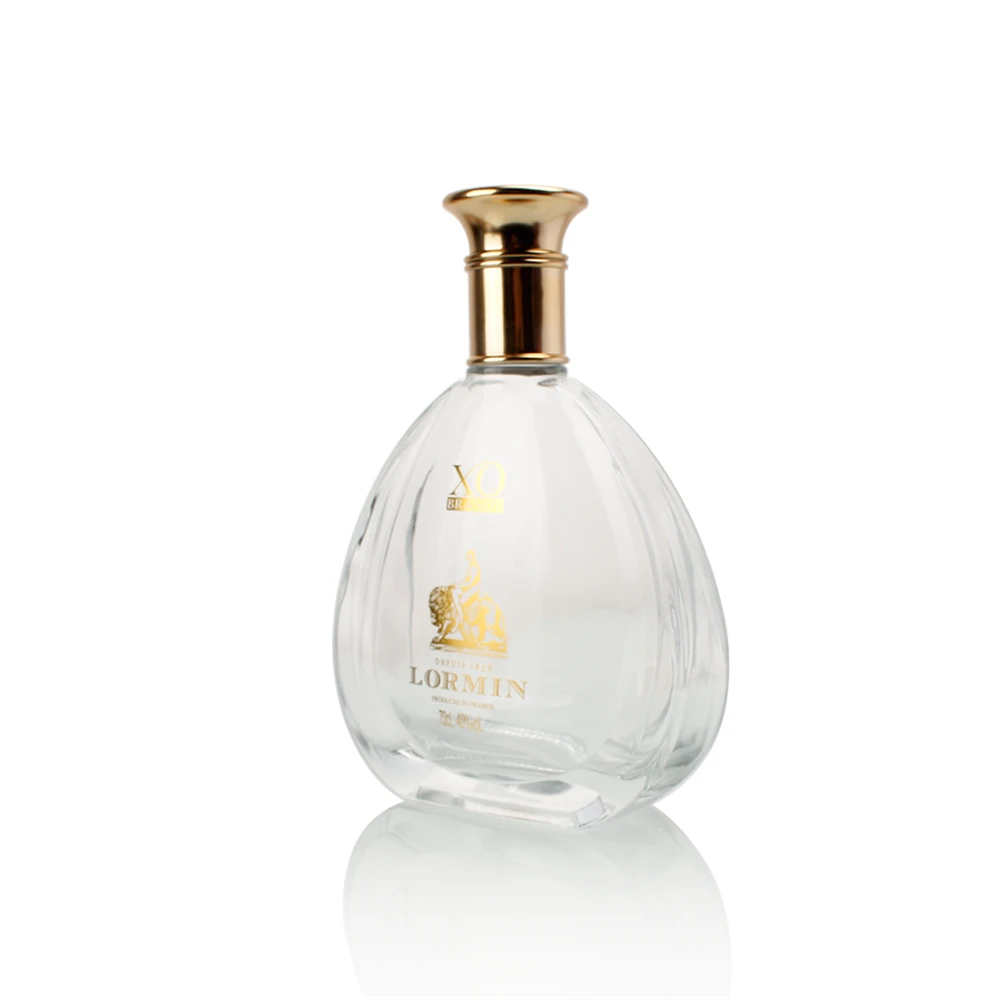 Elegant Gold-embossed Glass Liquor Bottle Elegant Gold-embossed Glass Liquor Bottle